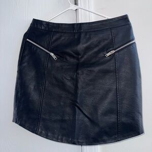 Miami Faux Leather Skirt